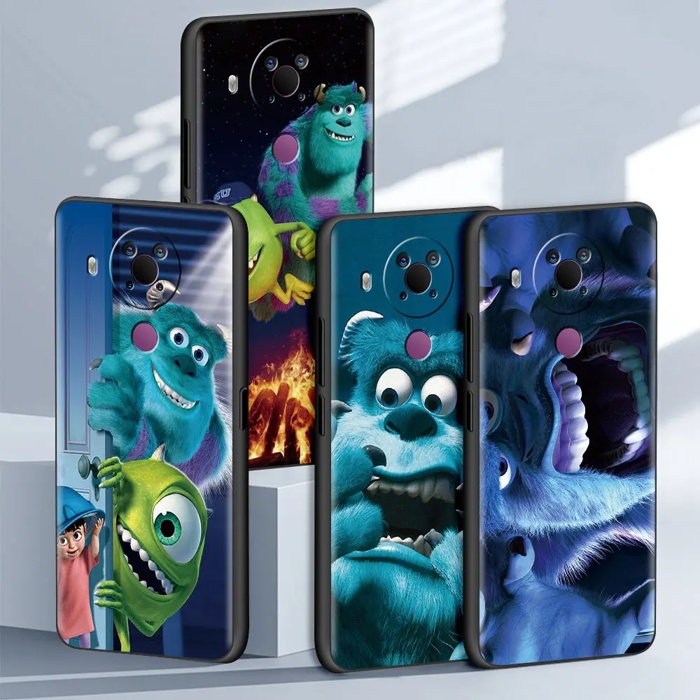 

Чехол Университет Монстров для Nokia G10 5,4 7,2 5,3 1,4 3,4 X10 8.3 5G 2,4 C20, черный роскошный чехол, мягкий чехол из ТПУ, оболочка