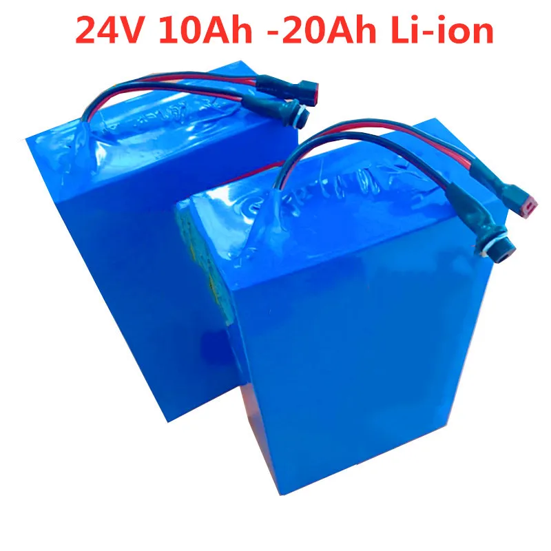 

24V 10Ah 12Ah 15Ah 18Ah 20Ah lithium battery with BMS for 350W 750W electric bicycle and scooter +3A Charger