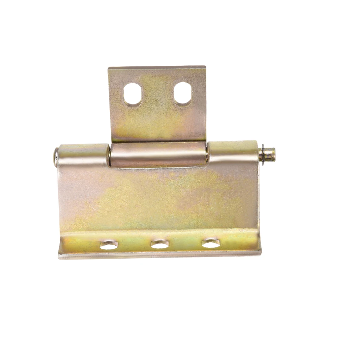 

uxcell Full Inset Partial Wrap Ball Tip Cabinet Door Thick Hinge - Yellow Zinc Plated