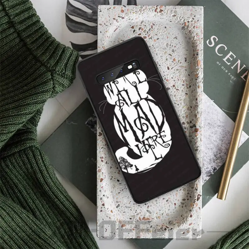 Чехол с Чеширским котом Alice Wonderland Чехлы чехол для samsung galaxy A10 A20 A30S A40 A50 A51 A70 A71 note 8 9 10