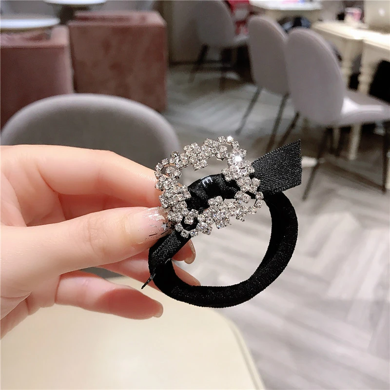 Корейский квадратный флэш Чешский кристалл горный хрусталь Зимняя повязка на