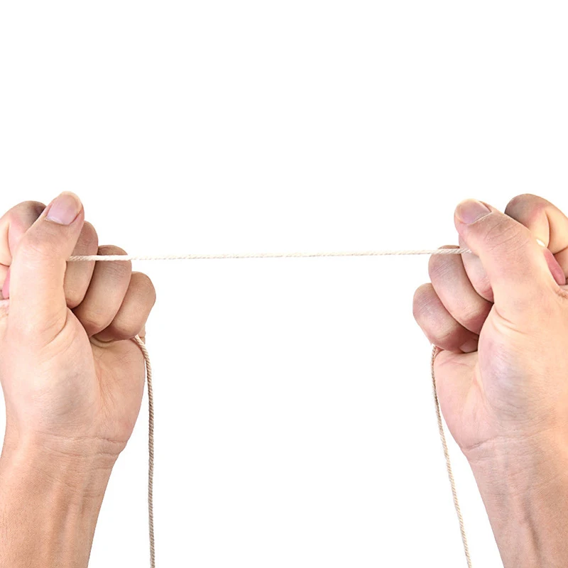 1 мм 3 натуральный бежевый хлопковый витой шнур веревка для рукоделия макраме