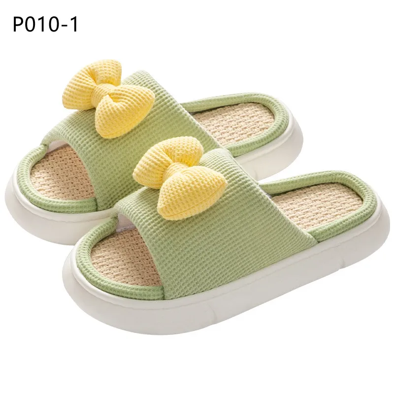 

Warm cotton slippers for female lovers indoor non-slip plus plush thick sole P010