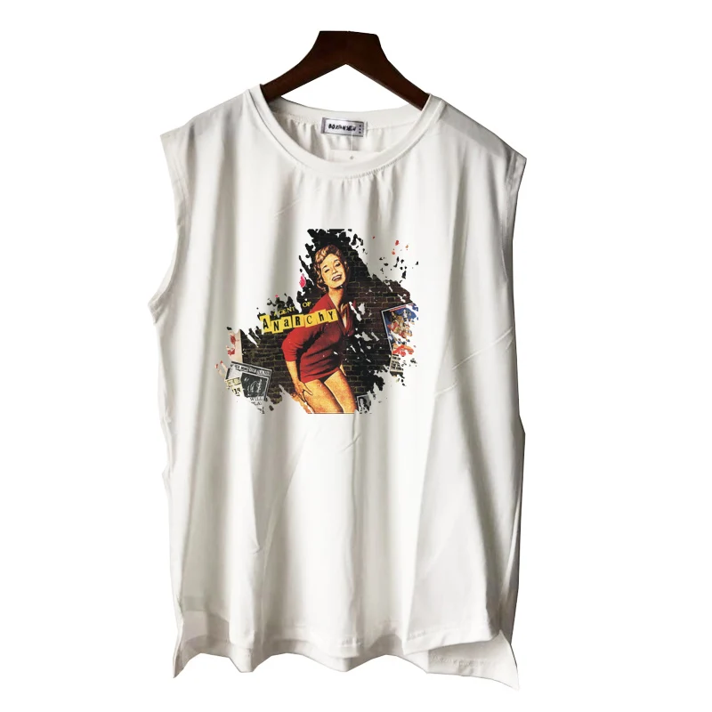 Майка в стиле панк рок для мужчин и женщин Винтажный дизайн плакат принт