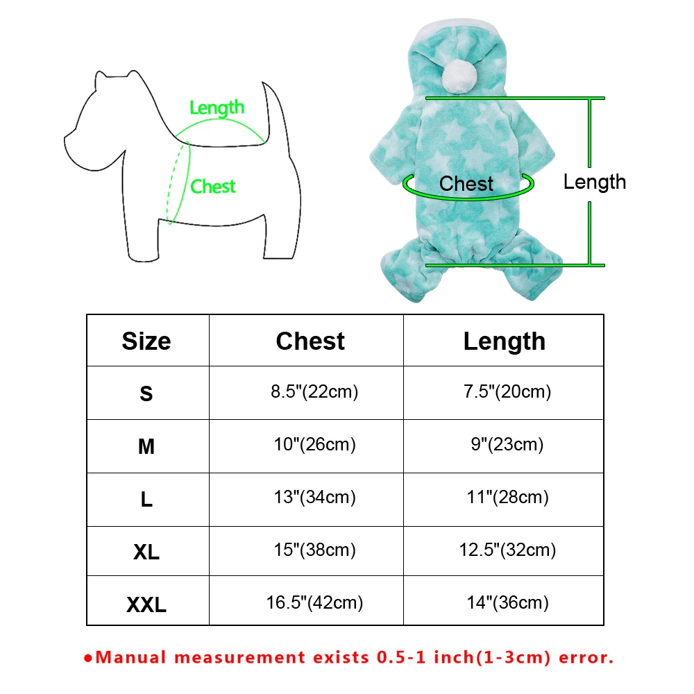 

Cute Dog Clothes Jumpsuit Warm Winter Puppy Cat Coat Costume Pet Clothing Outfit For Small Medium Dogs Cats pet clothes