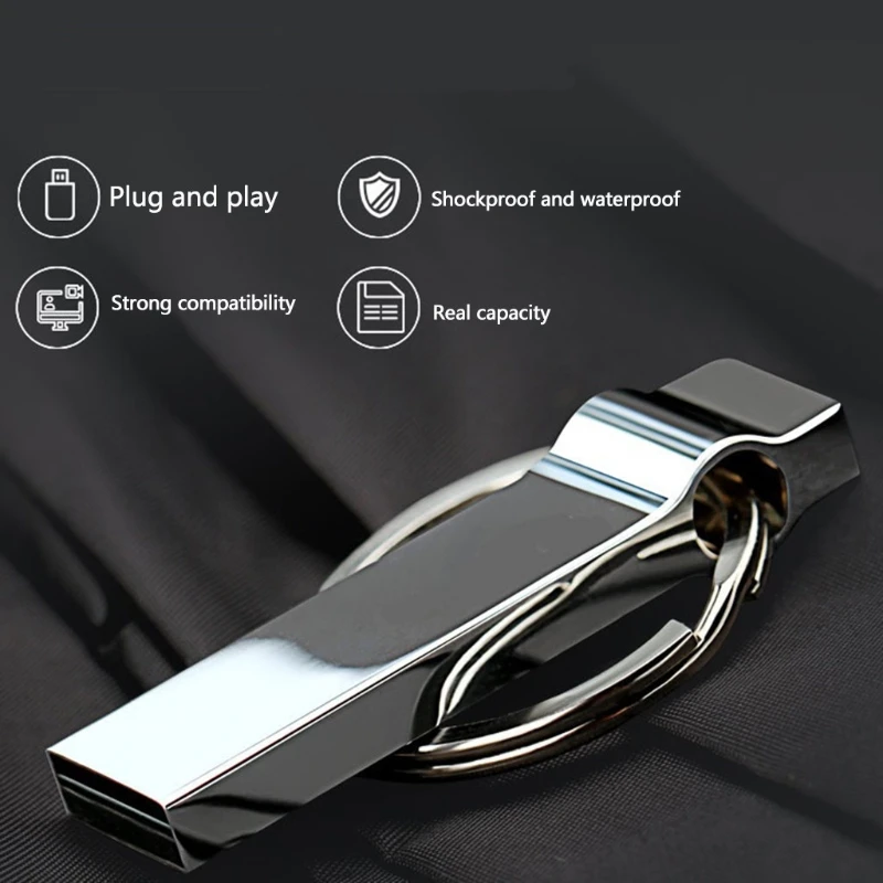 

Metal USB Flash Drive128G 64G 32G 16G 8G 4G Memory Stick Pendrive Usb Flash Memory Stick Pen Drive Flash Drive Keychainn