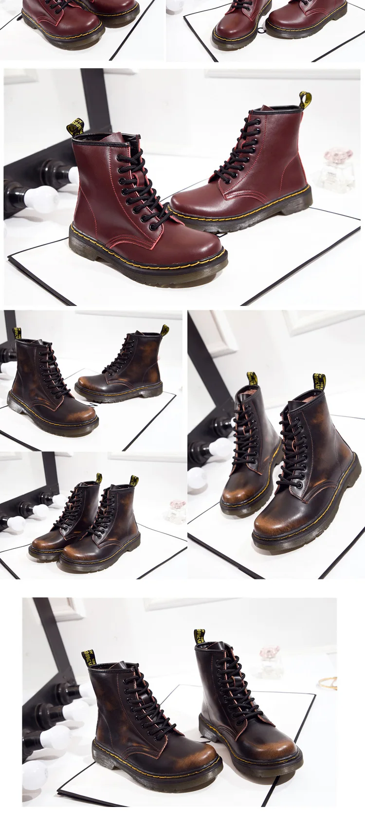 Dr Martins/ женские ботинки из спилка наивысшего качества; брендовые зимние ботинки; теплая удобная женская обувь на меху; обувь для влюбленных пар