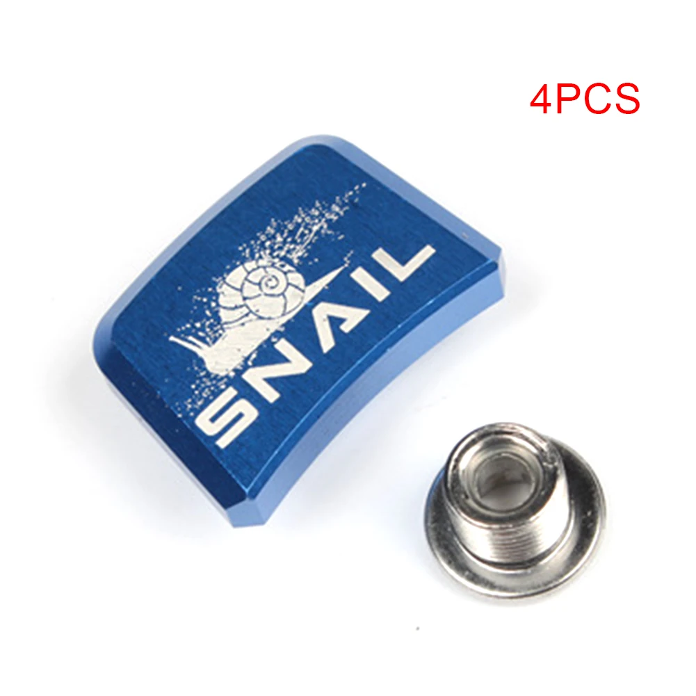 

Aluminum Crank screw Nut Aluminum alloy 24*17mm Cycling 4pcs Chainring