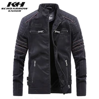 mens leather jackets autumn winter mens fashion locomotive leather coat men casual handsome embroidered pu leather jacket male