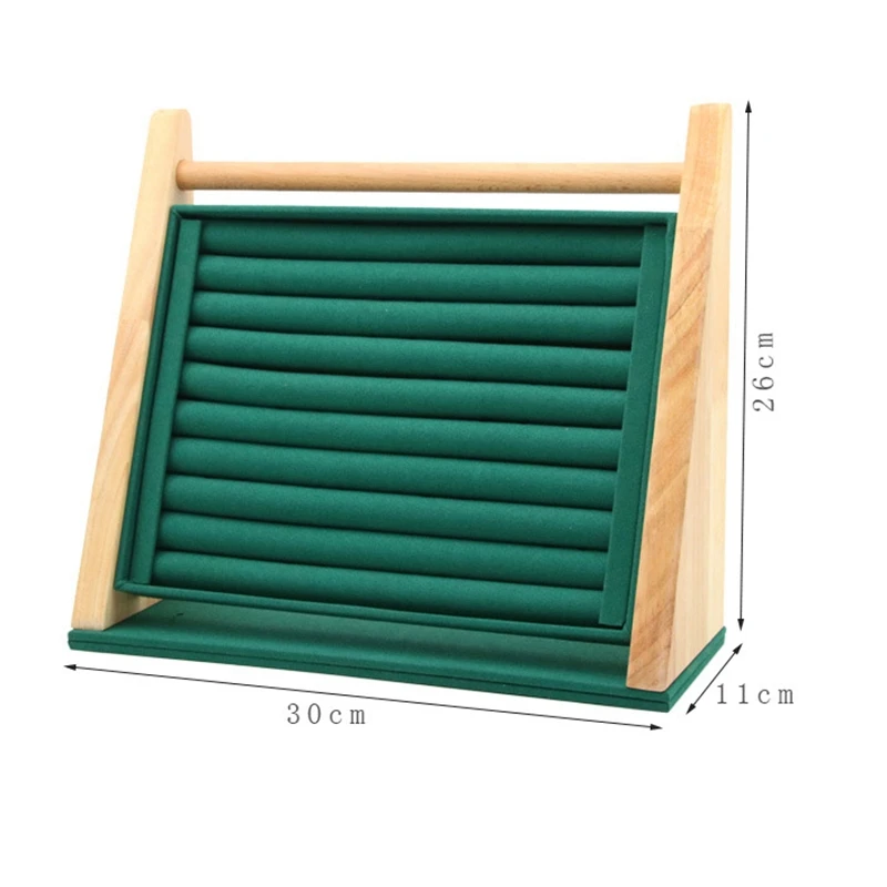 

Wooden Jewelry Display Stand Ring Holder Display Bracelet Rings Jewelry Display Stand Packaging Jewelry Tool