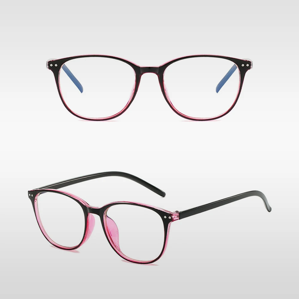 

2021 Myopia Glasses Women Men Classic Round Short-sighted Reading Glasses Diopter Eyeglasses Frame