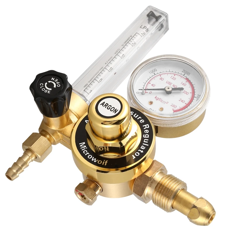 Durable AR Argon CO2 Gauge Pressure Regulator Mig Tig Flow Meter Control Valve Single Step Reducer Welding Gas T | Автомобили и