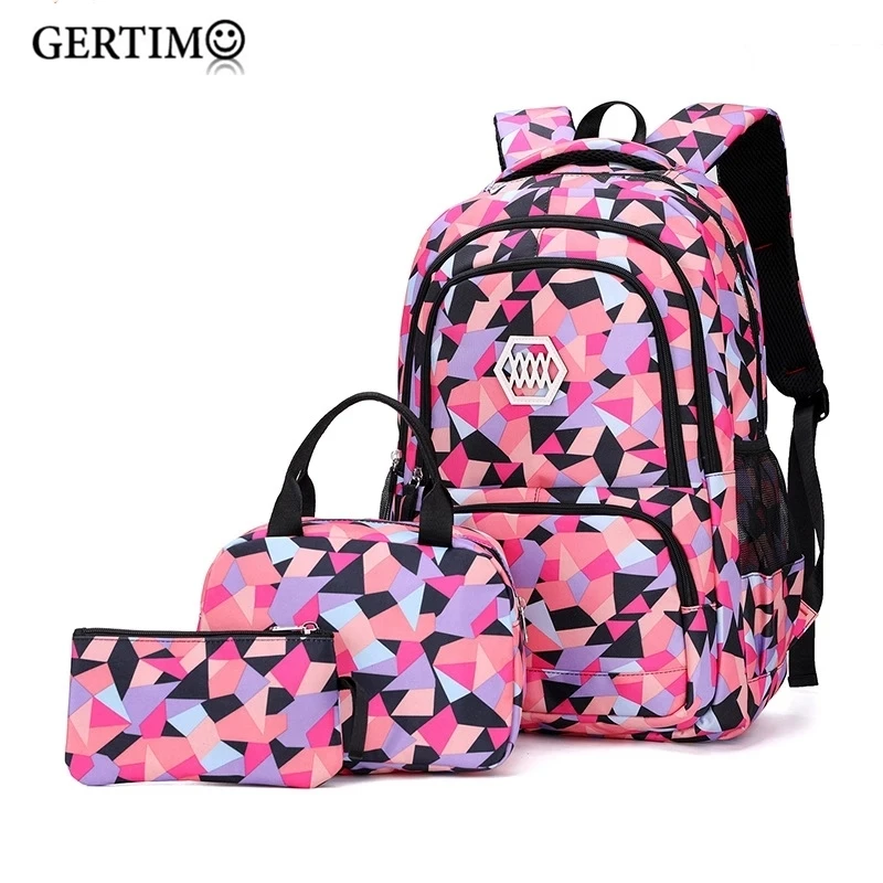Ортопедическая сумка для девочек и мальчиков, школьные принадлежности для подростков, Модный комплект с рюкзаком для начальной школы 1-3-6 кл...