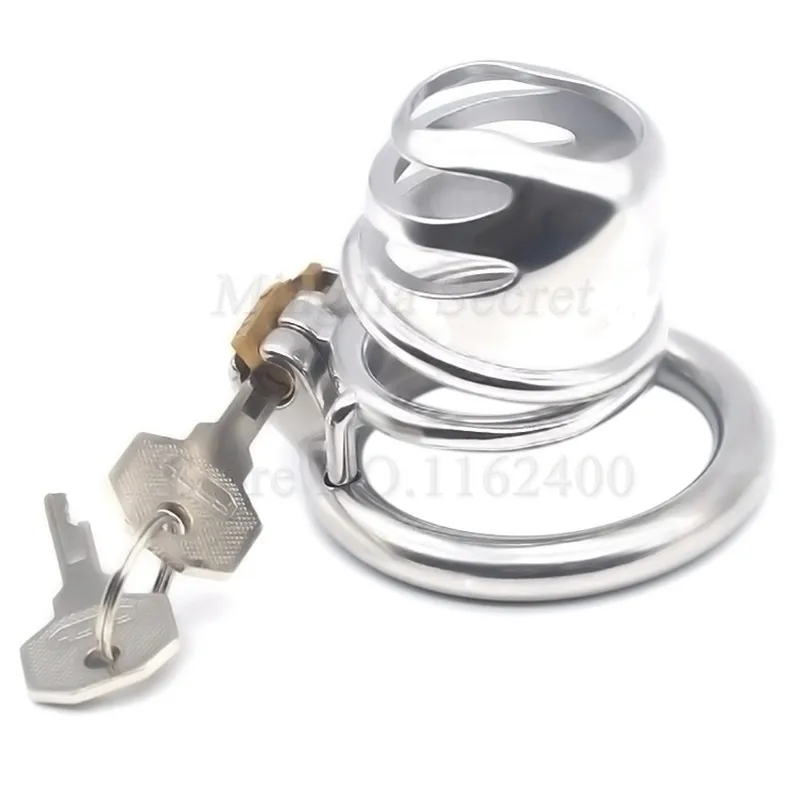 Секс-шоп мужское устройство верности из нержавеющей стали с зубчатым кольцом