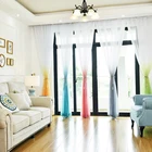 1 шт., тюлевые шторы из органзы, с градиентом