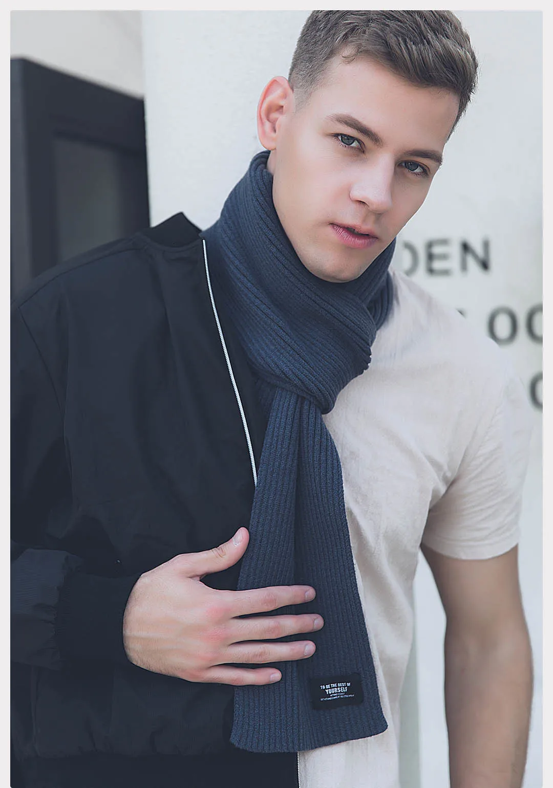 Xiaomi Fashion Warm Cashmere Knitting Scarf Stylish Warm Comfortable Anti Pilling Core Yarn Material Elastic Crisp Xiomi Scarf