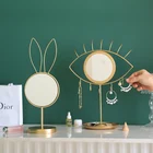 Многофункциональное портативное настольное зеркало в скандинавском стиле с узором для глаз, съемный туалетный столик для ванной комнаты, креативный косметический инструмент, зеркало