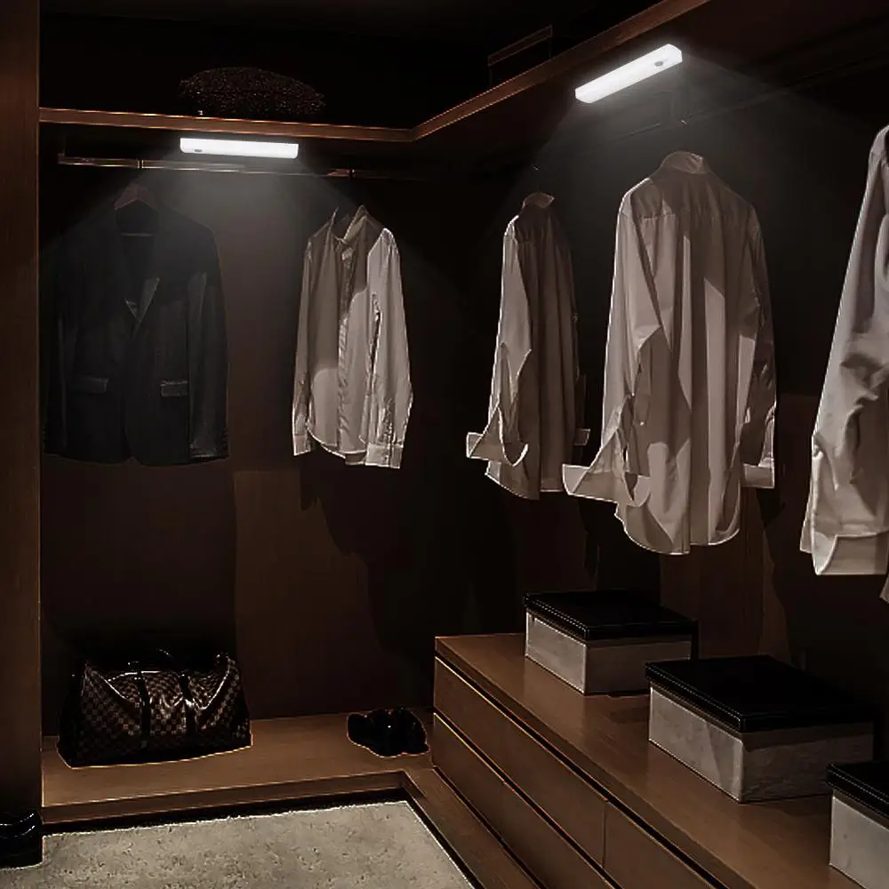 10 светодиодный Яркий без Сенсор переключиться на светильник вверх шкаф лампа для