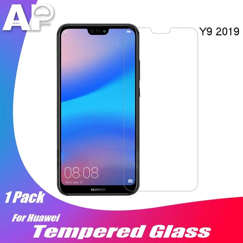 2.5D защита экрана телефона для Huawei P40 lite p30 Y3 Y5 Y6 Y7 Y9 Prime 2018 2019 переднее закаленное