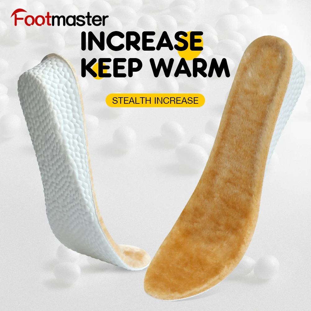 Стелька из шерстяного войлока FootMaster теплая стелька 1 5 см/2 см/3 см увеличивающая