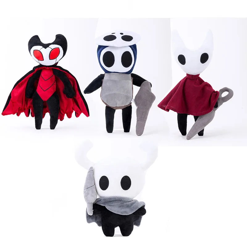 

30cm New Hollow Knight Plush Toys In Stock Figure Ghost Plush Ghost Grimm Master Stuffed Animals Doll For Kids Toy Birthday Gift