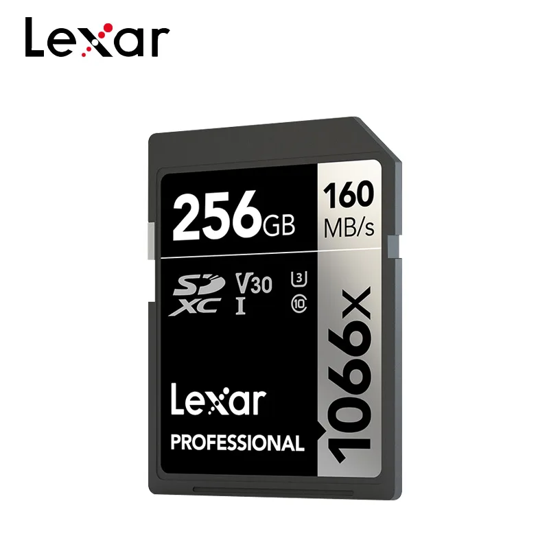 

Lexar 1066x Memory Card 64GB 128GB Class 10 Read Speed up to 160mb/S 256GB U3 V30 UHS-I Professional SD Card For 4K UHD Camera