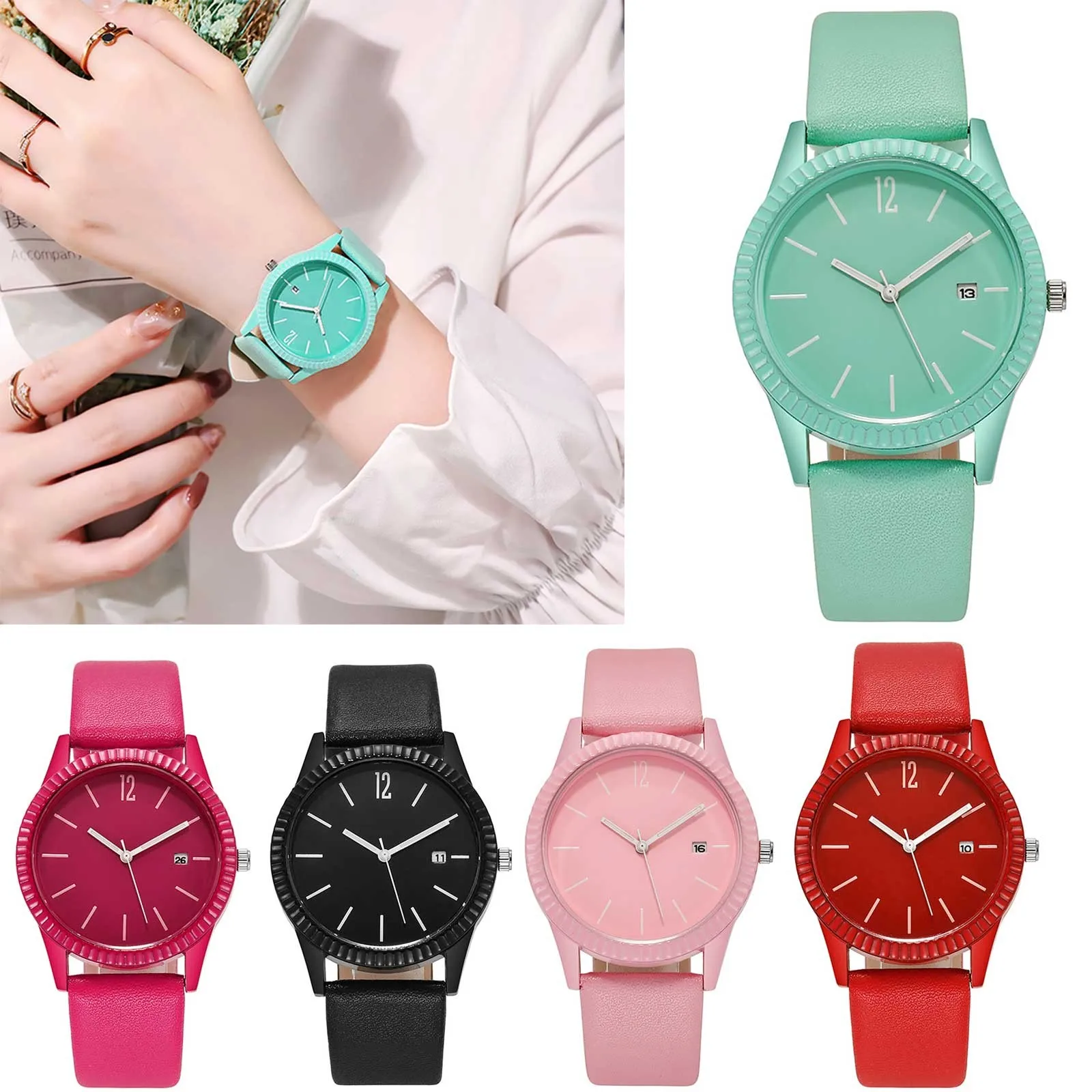 

2021Women Watch Luxury original Luxury Jewelry Watches Quartz Watch Leauter Dial Casual Bracele Watch Relogios Feminino Fashions
