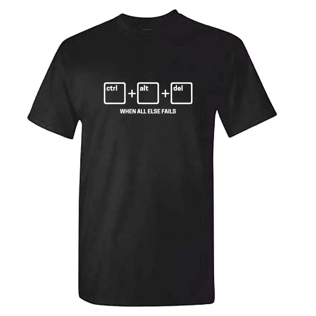 Tech футболка для фанатов CTRL ALT DEL T Shirt это техническое управление Delete Nerd|Мужские