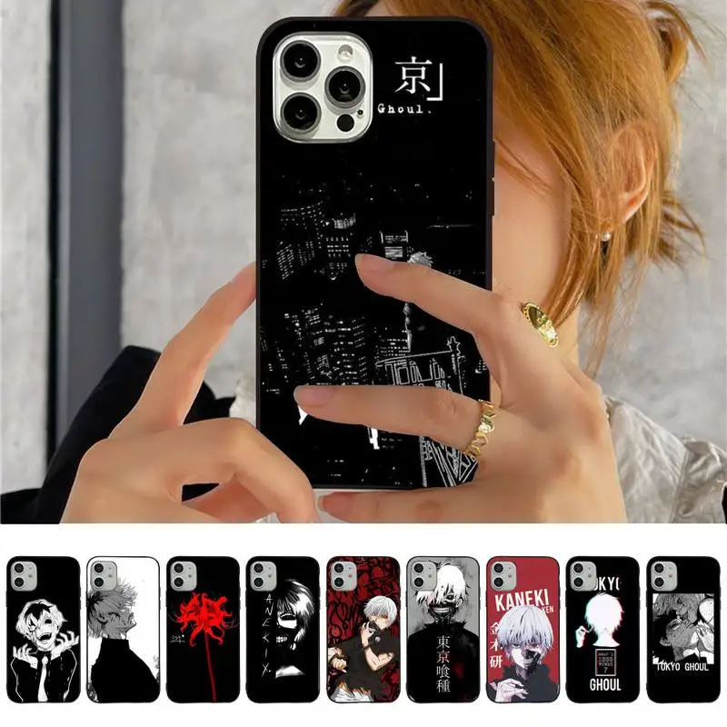 

Japanese anime Tokyo Ghoul Japan Suave Phone Case for iphone 13 11 8 7 6 6S Plus X XS MAX 5 5S SE 2020 XR 11 pro DIY Funda capa