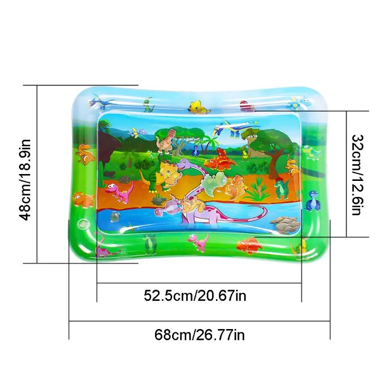 

2020 New High Quality Summer Inflatable Mat for Babies Water Mat Safety Toddler Activity Play Cushion Early Education Toys