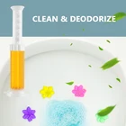 Цветочный гель для чистки туалета в форме цветка, гель для чистки туалета для удаления запаха, подходит для ванной комнаты, принадлежности для чистки туалета TSLM1