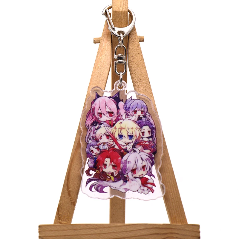 Милый аниме мультфильм Серафим конца печатных кулон брелок акриловый косплей