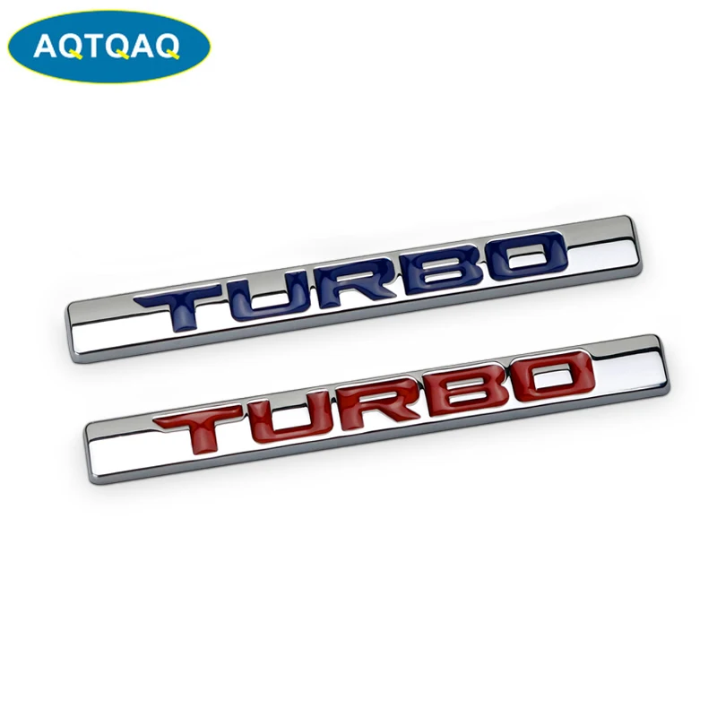 

1Pcs 3D Metal 210 220 TURBO Car Side Fender Rear Trunk Emblem Badge Sticker Decals,Car decoration stickers