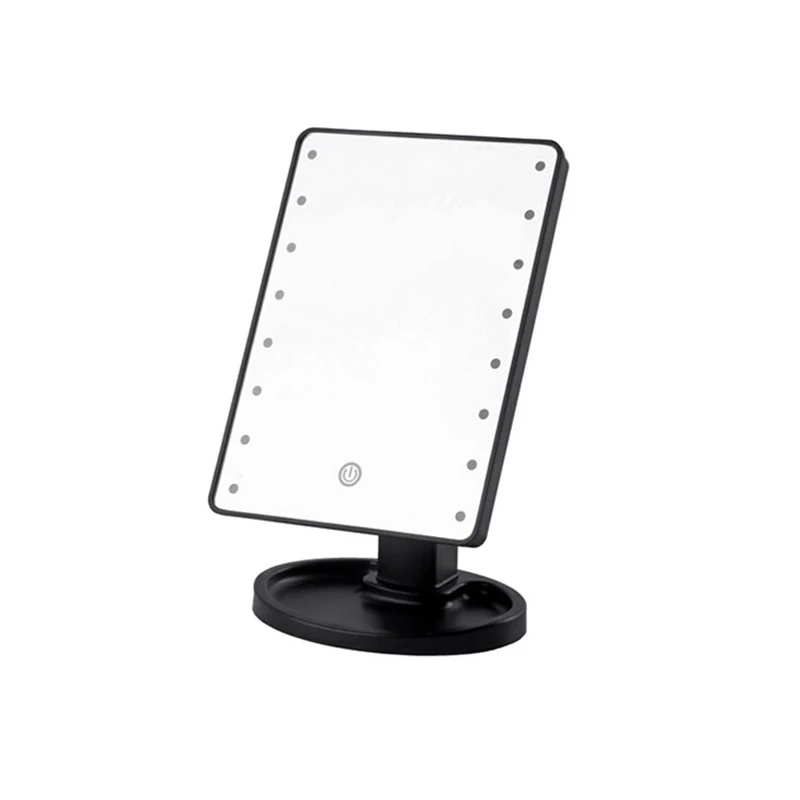 LED Touch Screen Lighted Makeup Mirror with Lights Dimmable 180 Degree Adjustable Table | Красота и здоровье