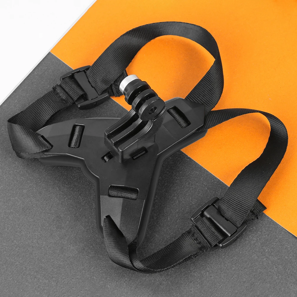 Motorcycle Helmet Chin Strap Mount Holder for GoPro Hero 9 8 7 5 OSMO Action Xiaomi Yi Camera Accessories | Электроника