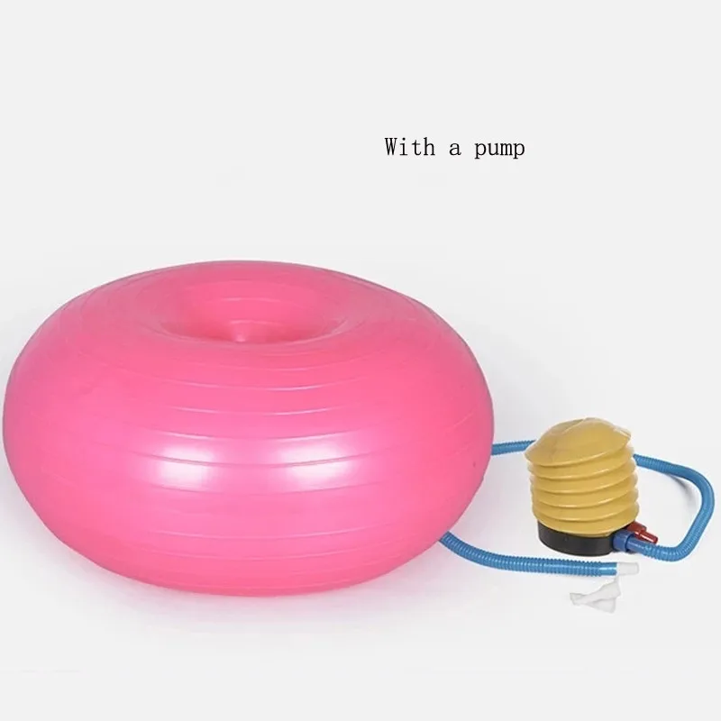 JSYSX 50 см пончик утолщенный взрывозащищенный полушарный мяч для занятий йогой