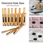 6-25 мм Мраморный нож Алмазный сердечник кольцевая пила сверло для мрамора гранита кирпича плитки керамики бетона сверление