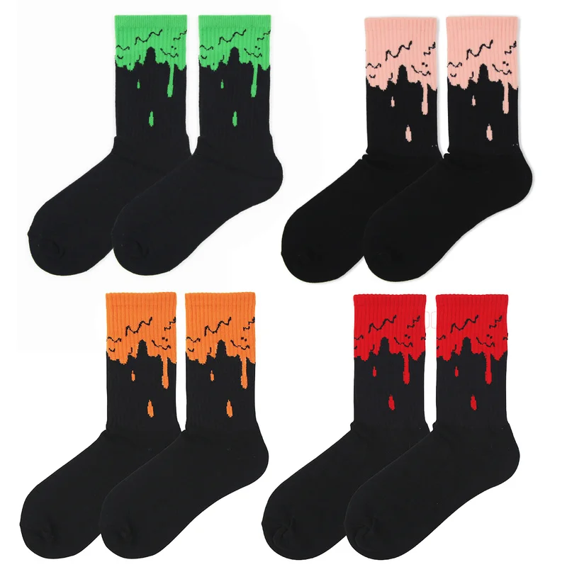 

Harajuku Weed Socks Men Street Style Skateboard Harajuku Crazy Socks Hip Hop