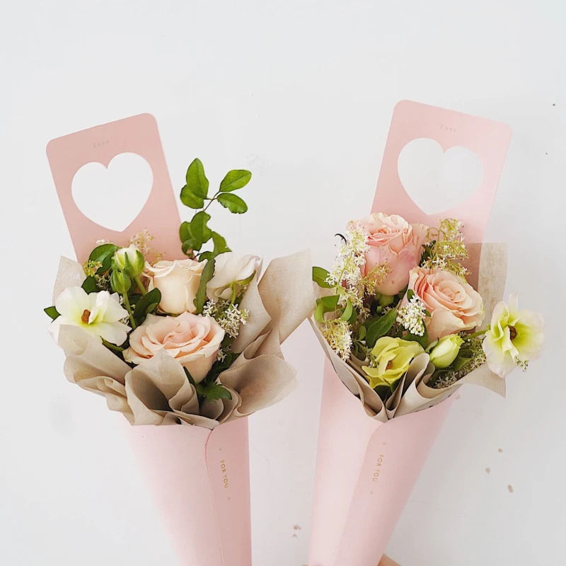 Модная сумка с надписью 10 шт. цветочная упаковка для букета сумки украшением в