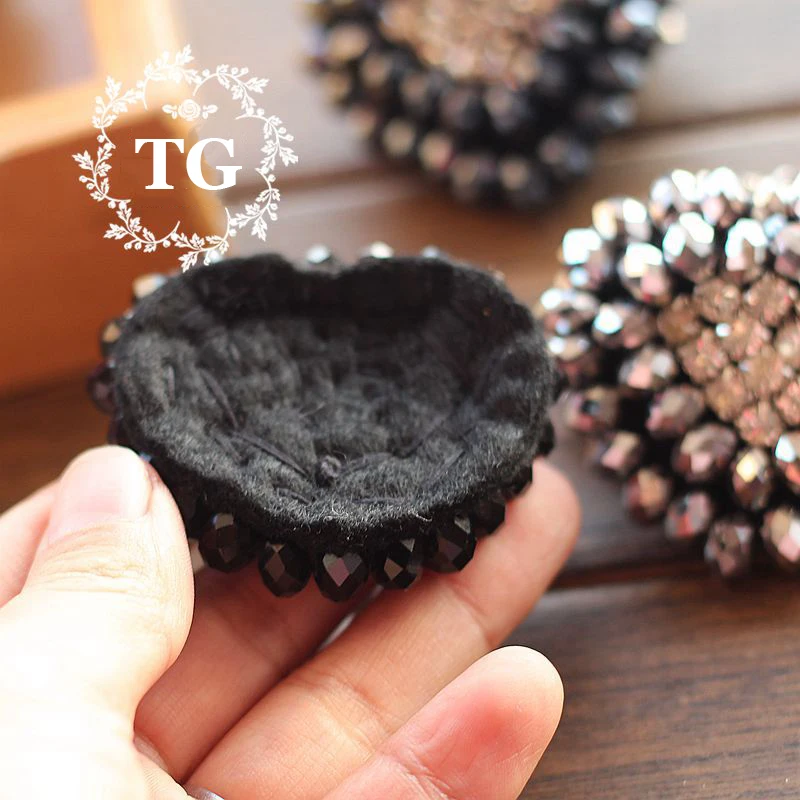 Аппликация для бусин 3D ручной работы 1 шт. 100% Цветочная кружевная нашивка