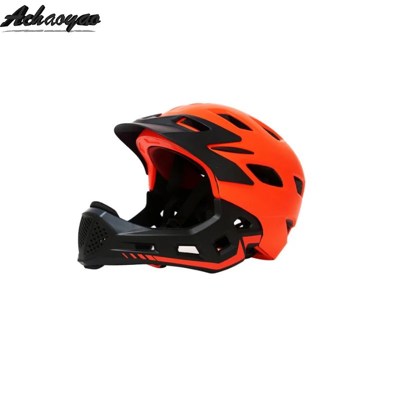 Защитный детский велосипед kask полный шлем для езды на велосипеде Горная дорога BMX