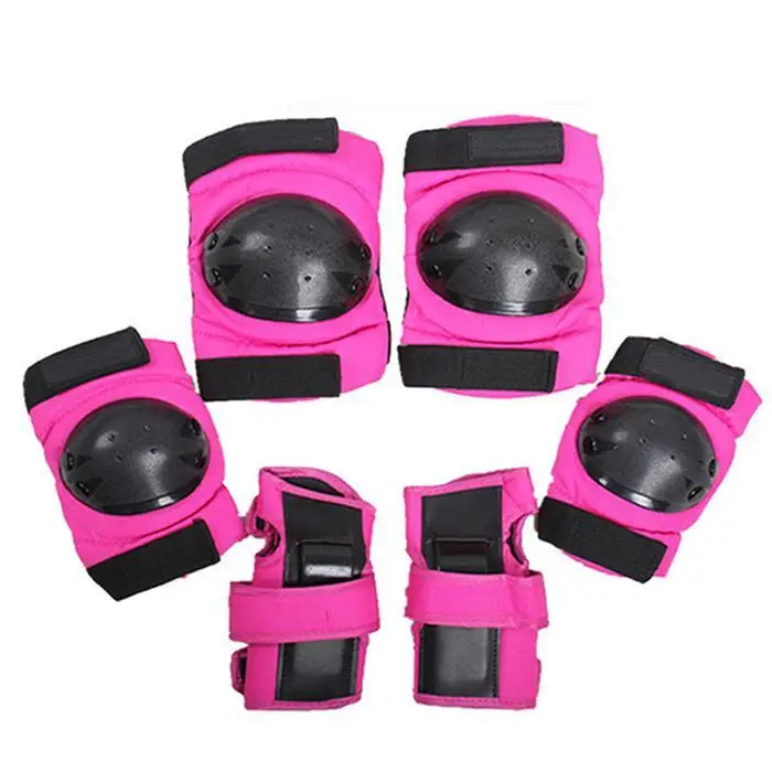 6 шт. детский уличный спортивный защитный механизм накладки на колени локти для
