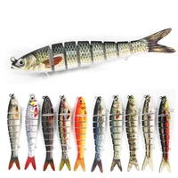 oimg 13 5cm 26 3g sinking wobbler fishing lures jointed crankbait swimbait 8 segment artificial bait for fishing tackle lure all