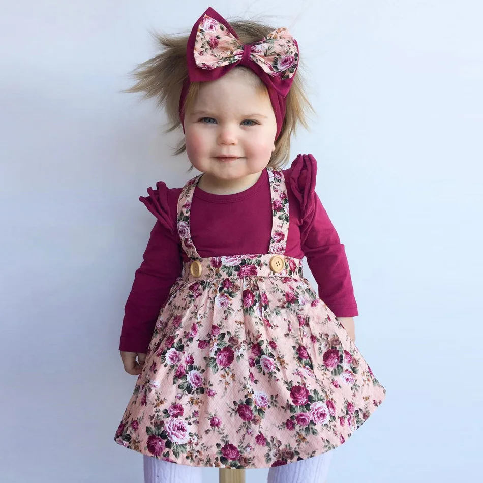 

Girl Christmas Outfits Baby Girl Clothes Summer Dresses for Baby Girls Girl Suspenders Casual Dress Toddler 0-6 Years