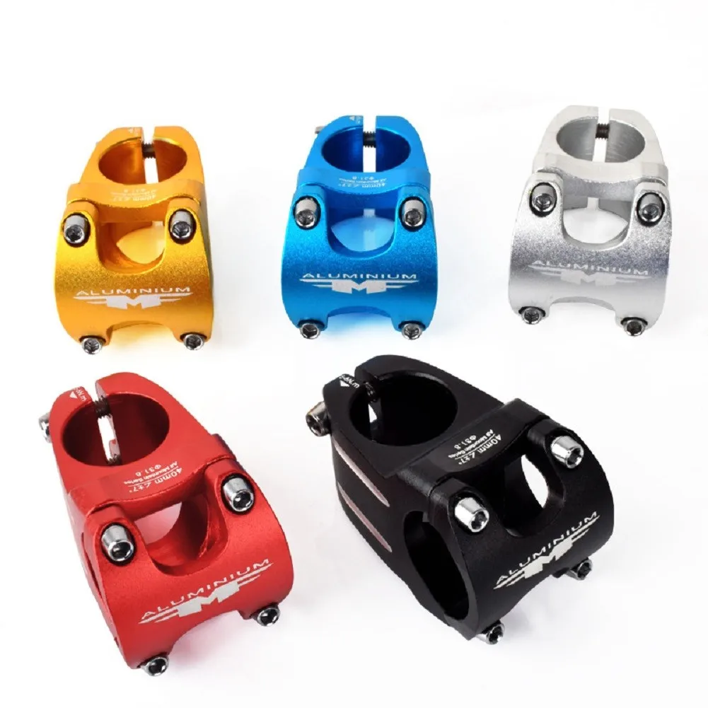 

MTB Mountain Bike Bicycle Handlebar Short Stem 31.8*28.6*40mm Aluminium Alloy Short Handlebar Stem For Most Bicycle Bicicleta