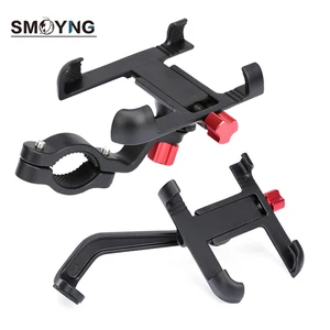 smoyng aluminum alloy motorcycle bike phone holder multi angle adjustment support for iphone xiaomi bicycle mirro handbar mount free global shipping