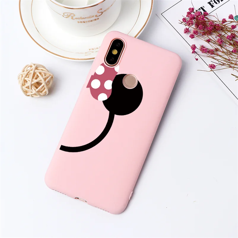 24Kfe-minibant Черный, розовый матовый чехол для телефона для Xiao mi Red mi 7A 8 5 Plus 6A Note 8 5A 5 6 7 Pro mi A1 A2 A3 8 Lite 9 SE 9T F1 CC9 CC9e TPU Защитный чехол - Цвет: 24Kfe-minibant