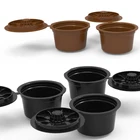 Многоразовые кофейные капсулы для кофеварки, полипропиленовые фильтры из нержавеющей стали для приготовления эспрессо