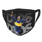 Многоразовая маска для лица Maradona D10S, маска Диего Армандо, Аргентина, футбол, легенда, противотуманная маска, защитный респиратор