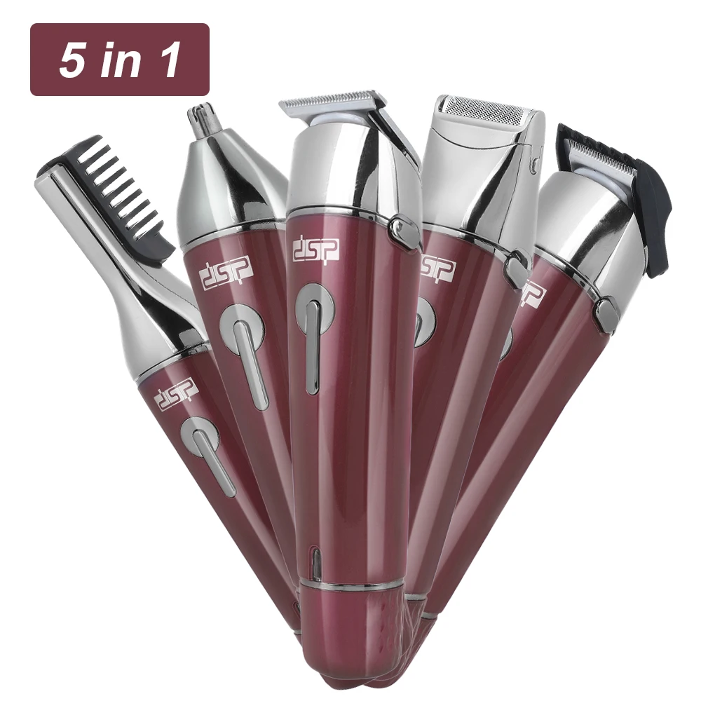5 в 1 электробритва машинка для стрижки волос Перезаряжаемые электрическая
